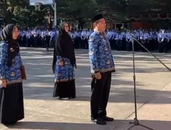 Upacara HUT Kemerdekaan RI ke-81 di UPT SPF SMPN 15 Makassar