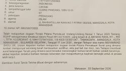 Dugaan Pemalsuan Surat Keterangan Tanah, Lurah Tamangapa Kota Makassar Dilaporkan Warganya ke Polisi