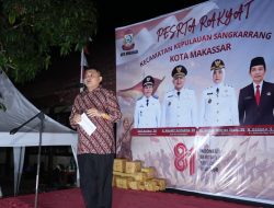 Camat Sangkarrang mendampingi Walikota Makassar Bawa Kepala OPD Menyeberang ke Pulau Sangkarrang, Janji Percepat Pembangunan di Pulau