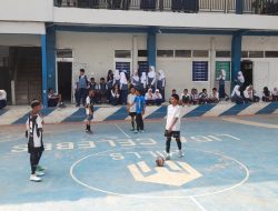 Pertandingan Futsal SMPN 08 Makassar Antar Kelas