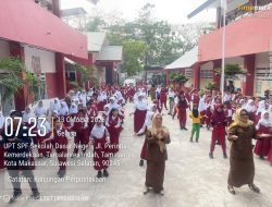 UPT SPF SDN Tamalanrea Rutin Laksanakan Senam Pagi Bersama
