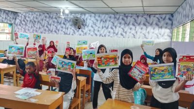 Salurkan Kreatifitas Faber-Castell Gelar Lomba Mewarnai di SDI Jongaya