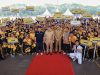 Dispora Dampingi Walikota Makassar Pelepasan Kontigen KONI Porprov XVIII