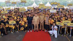 Dispora Dampingi Walikota Makassar Pelepasan Kontigen KONI Porprov XVIII